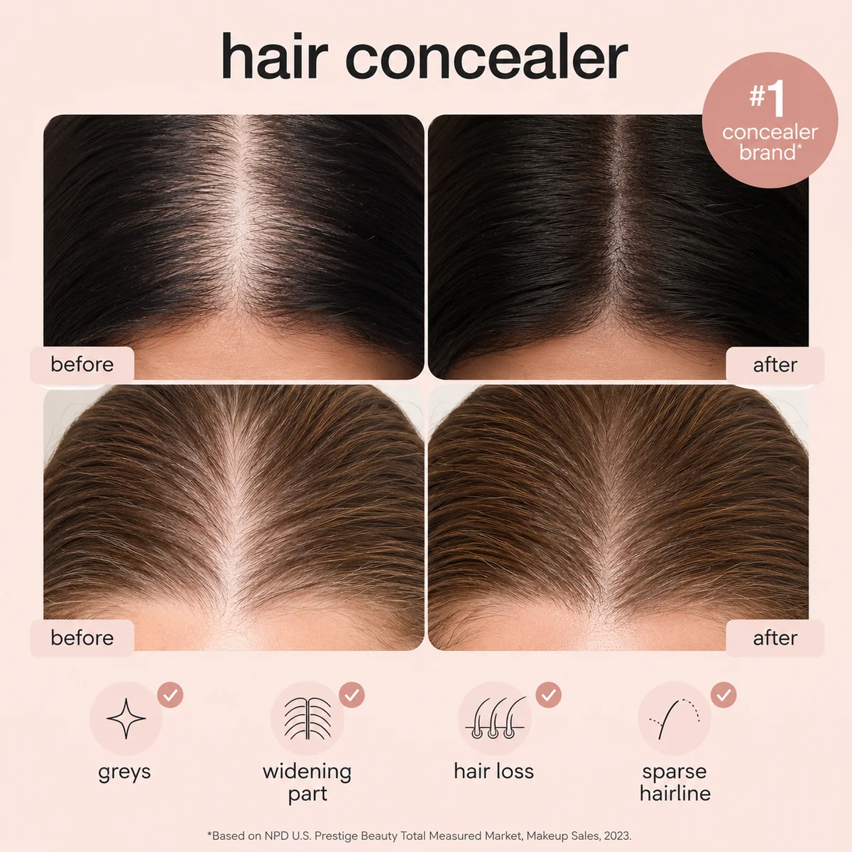 Hydriana Dab & Go Hair Concealer